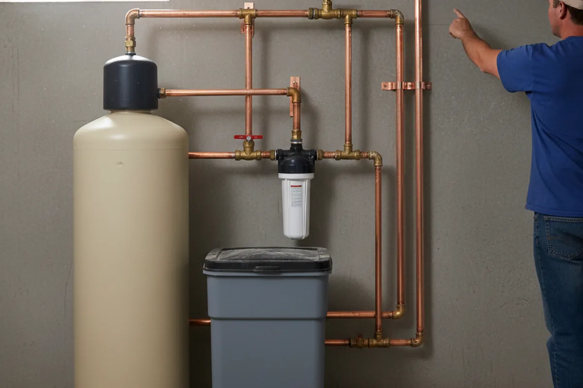 Whole-house water treatment system installed in Denver
